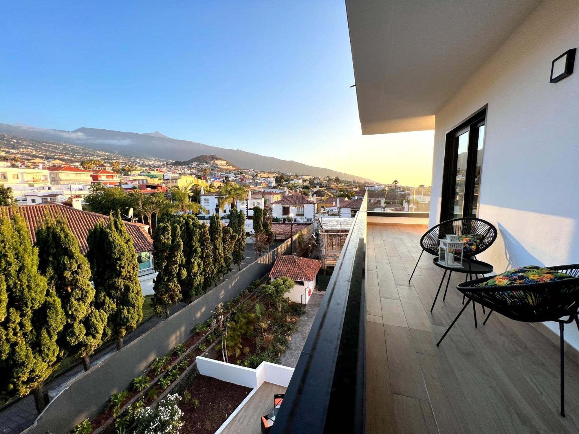 Lujoso Apartamento Completo, Piscina, Terraza Con Vistas Al Teide Пуэрто-де-ла-Крус Экстерьер фото